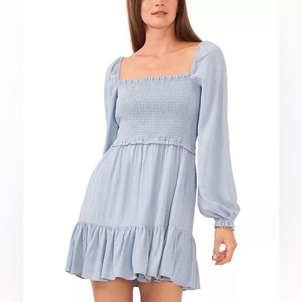 1. STATE MINI RUFFLE DRESS MEDIUM